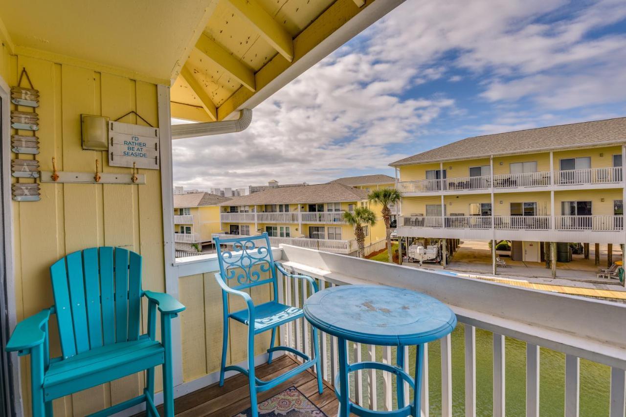 Canalfront Condo With Pool - Walk To Destin Beach! Bagian luar foto